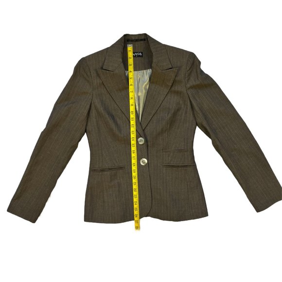 TALL Long Tall Sally UK Linen Blend Blazer Sz UK 10 (US 6) - Picture 11 of 15